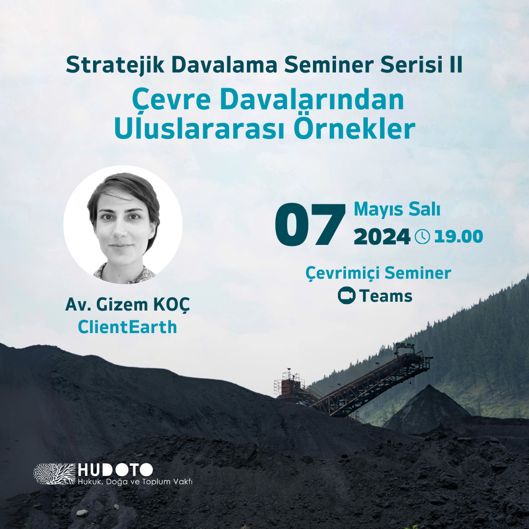 Stratejik Davalama Seminer Serisi II: Çevre Davalarından Uluslararası Örnekler